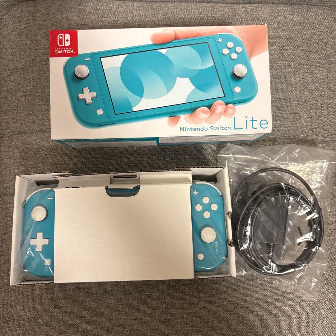 【ジャンク】Nintendo Switch Lite ターコイズ 本体 画面不良