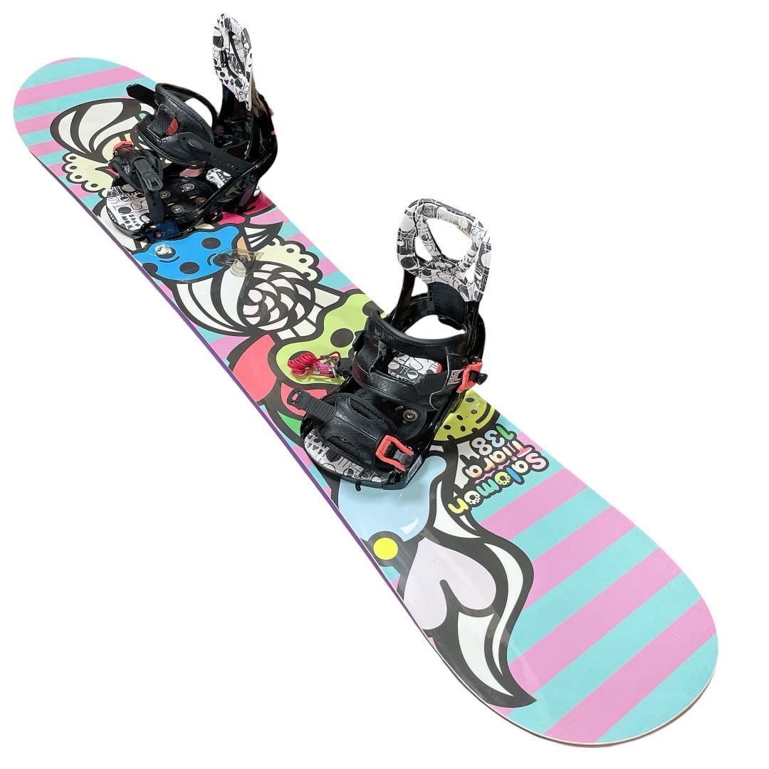 【美品♪】スノーボード2点セット「SALOMON Tiara 138」レディース