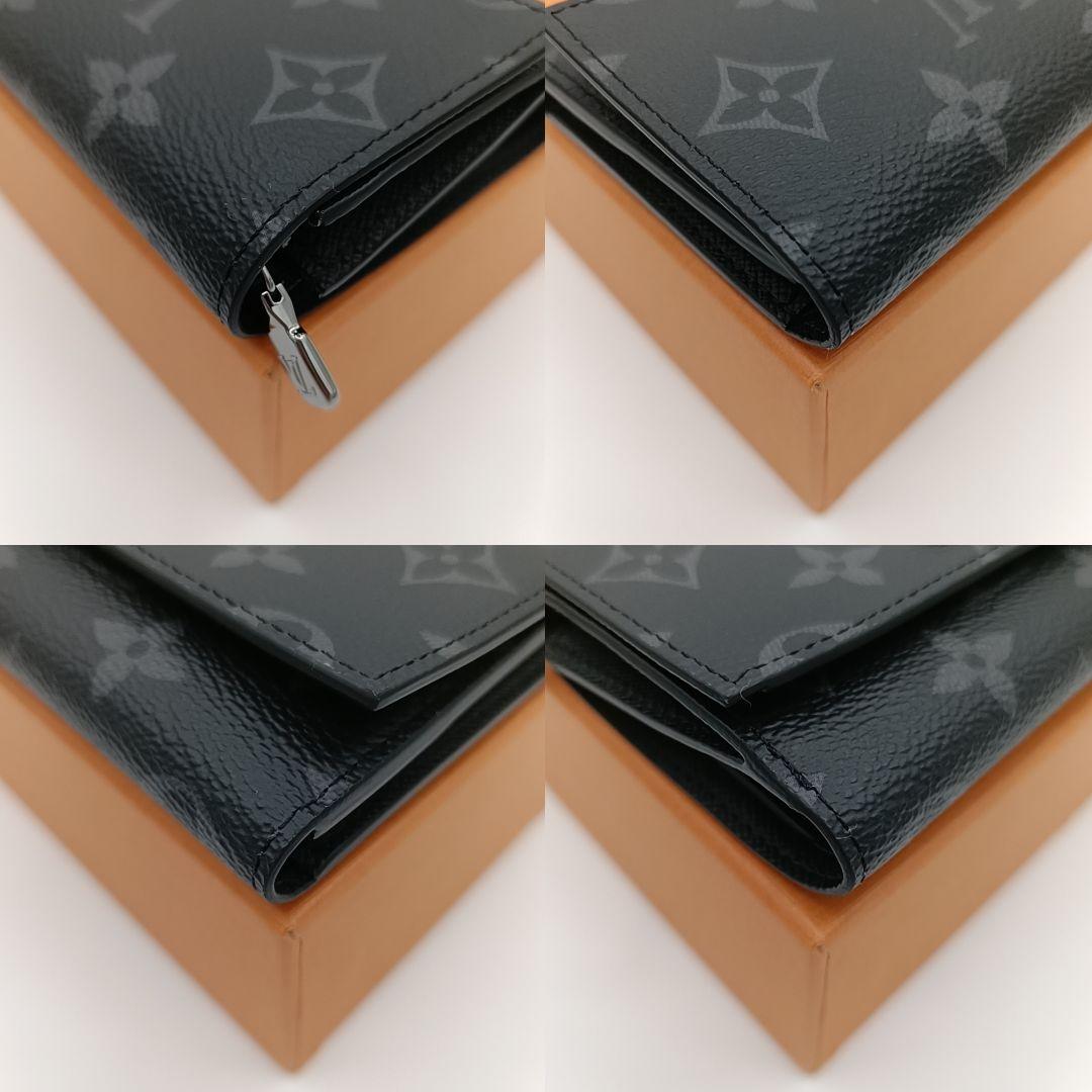 極美品　ルイヴィトン モノグラム エクリプス ヴィクターウォレット　RFID