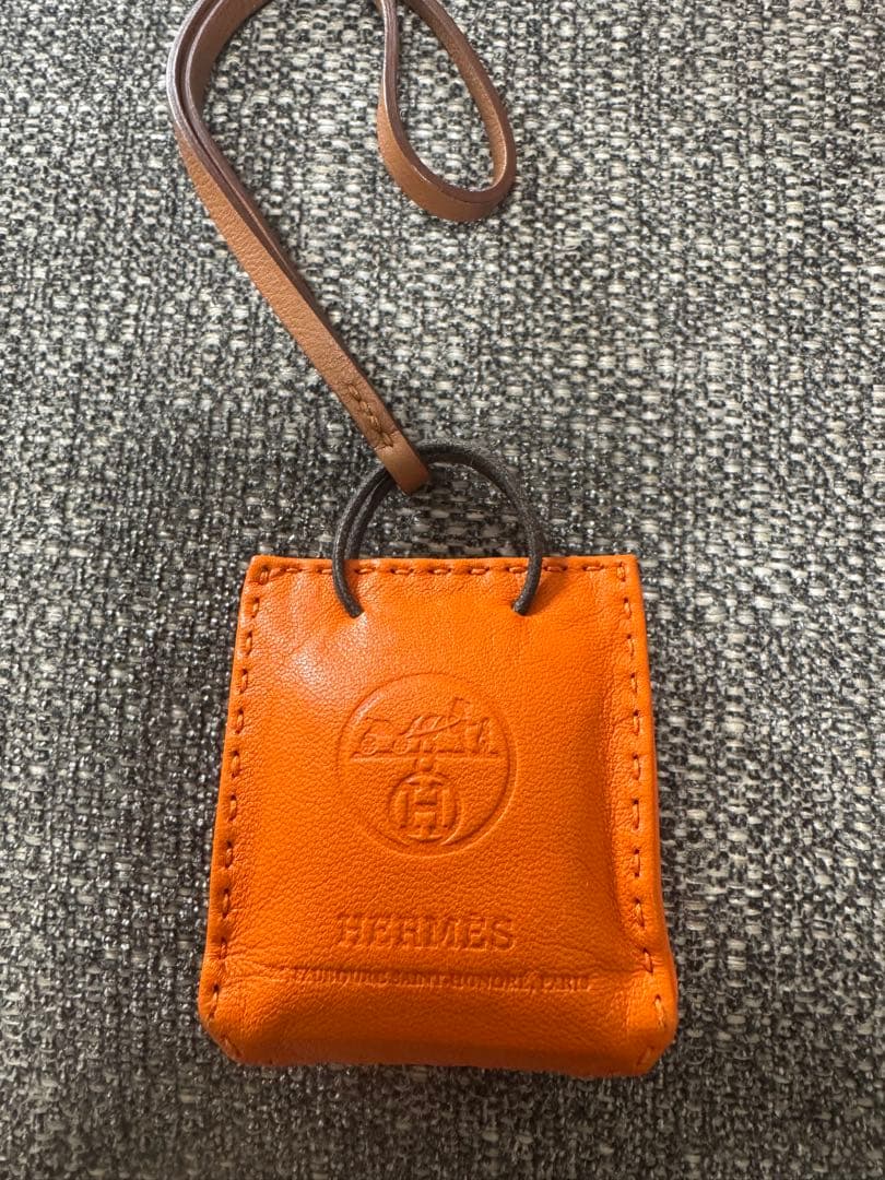 HERMES サックオランジュ バッグチャーム