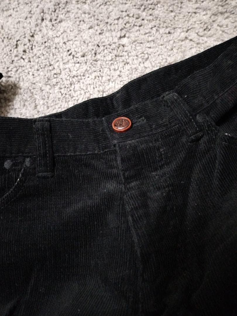 ナンバーナイン/03AW/カート期ケーブル編み切替えコーデュロイパンツ/ハート涙