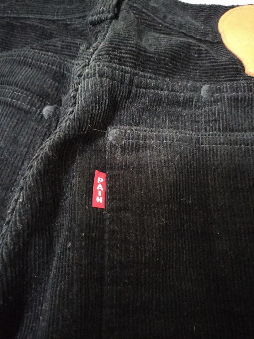 ナンバーナイン/03AW/カート期ケーブル編み切替えコーデュロイパンツ/ハート涙