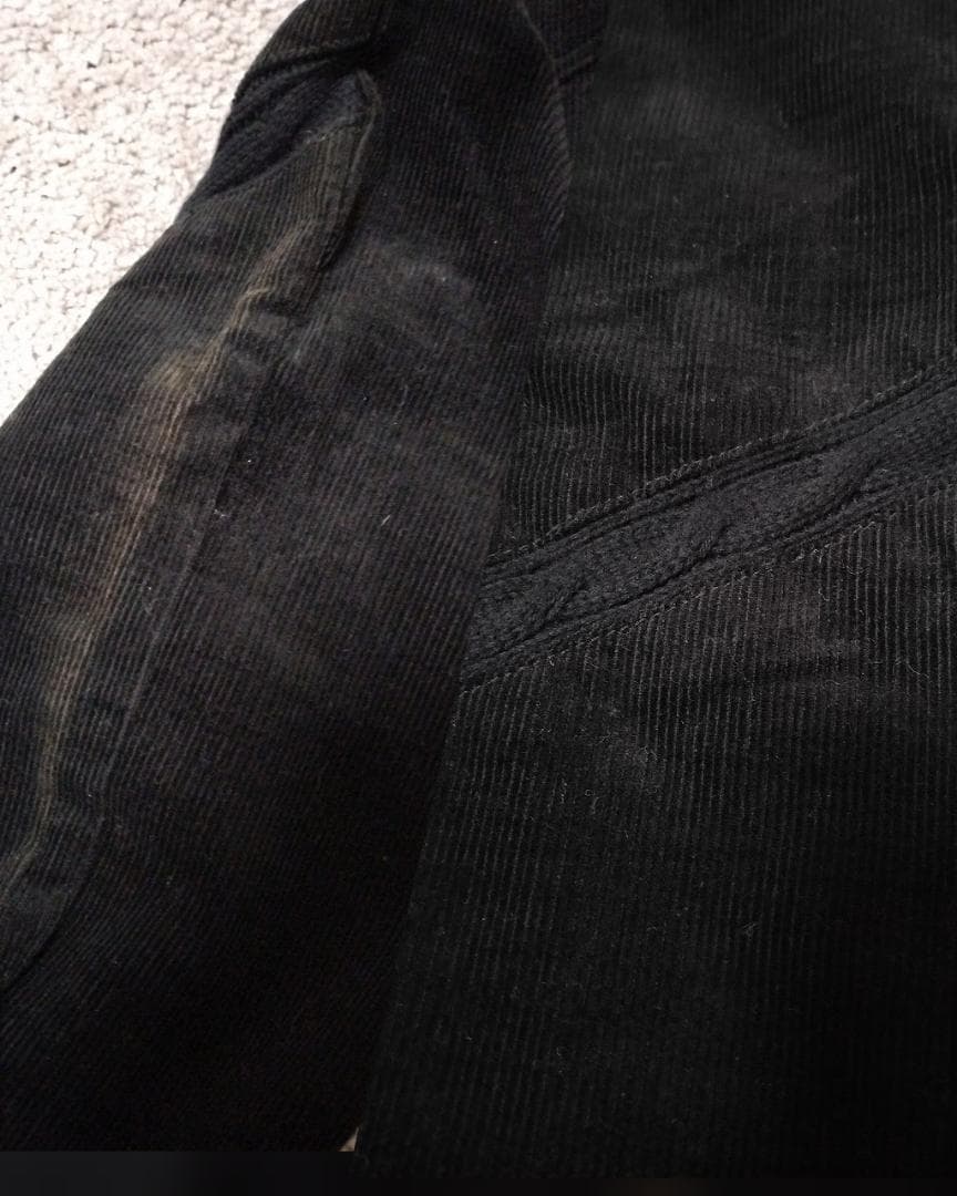 ナンバーナイン/03AW/カート期ケーブル編み切替えコーデュロイパンツ/ハート涙