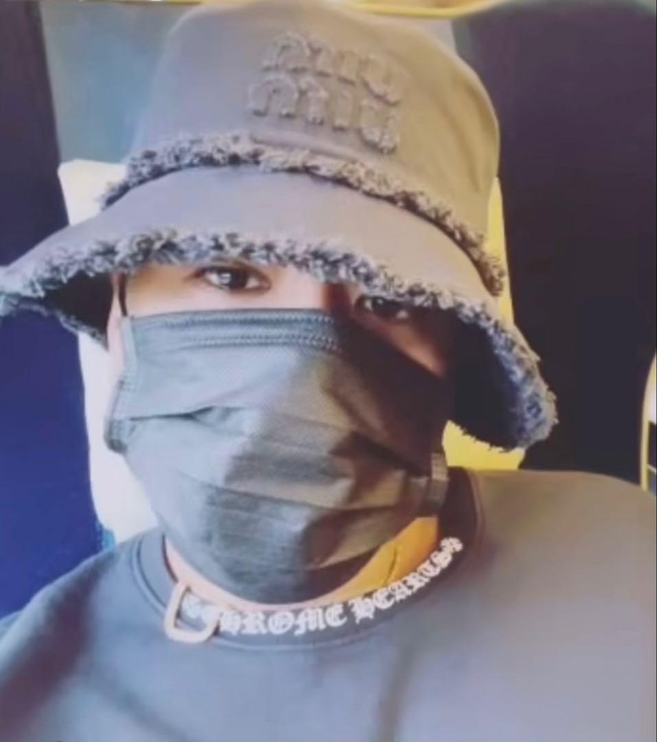 miumiuデニム バケットハット M 男女兼用