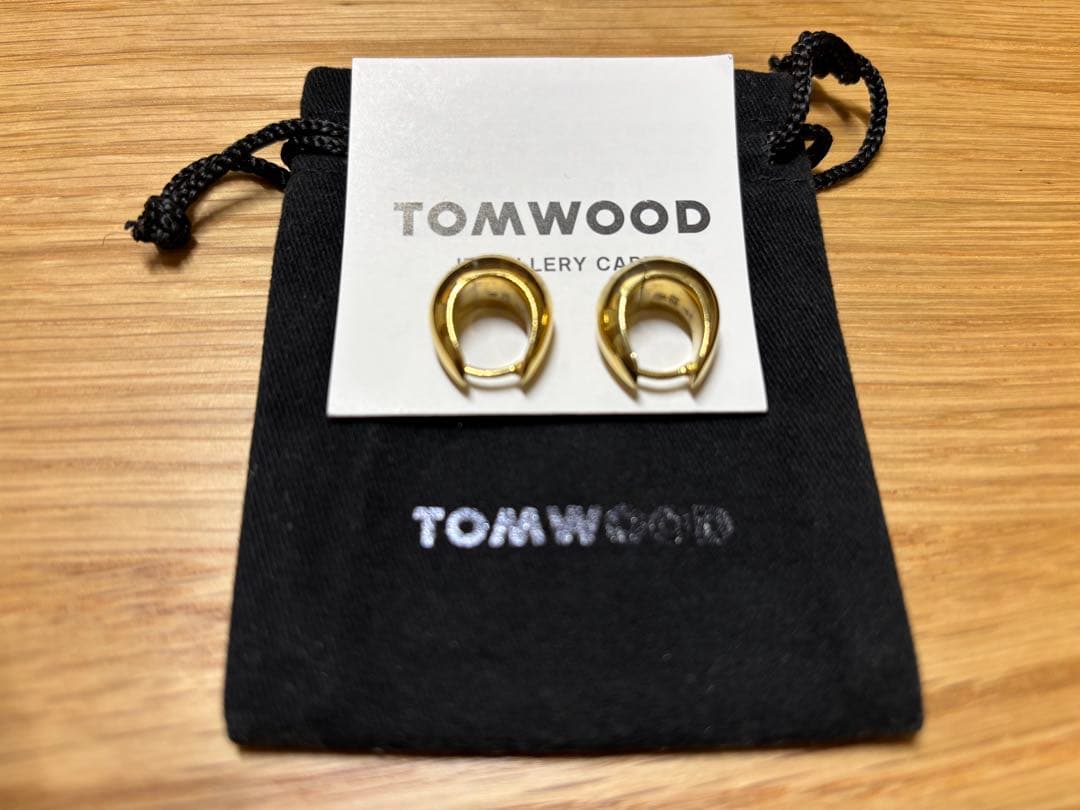 TOM WOOD アイスフープ ピアス スモール ゴールド