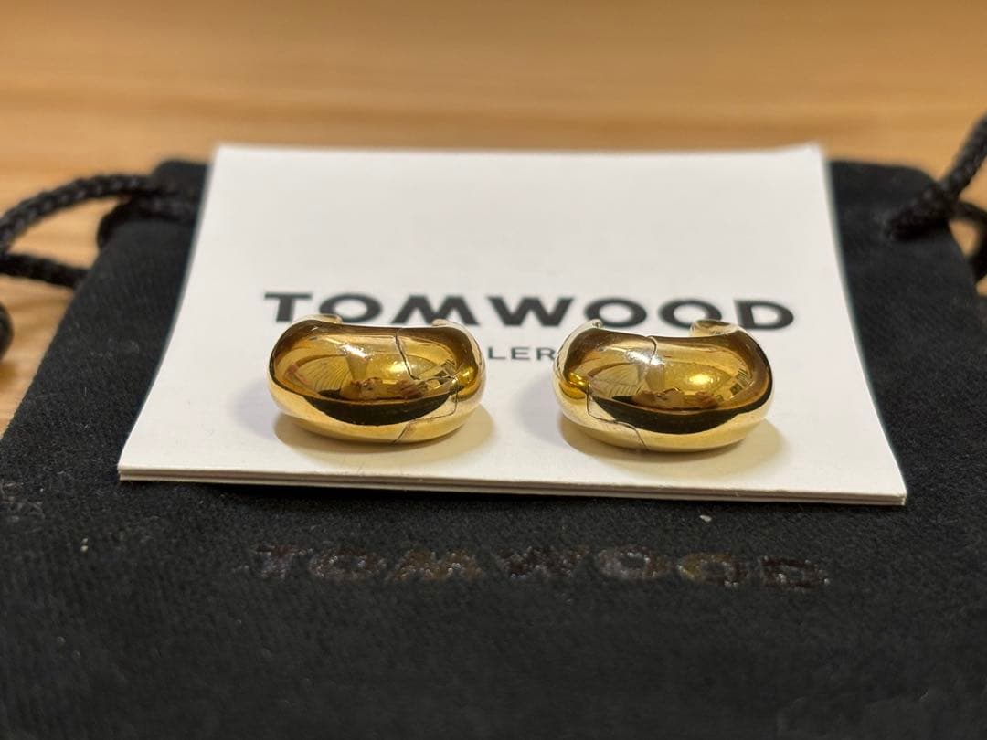 TOM WOOD アイスフープ ピアス スモール ゴールド