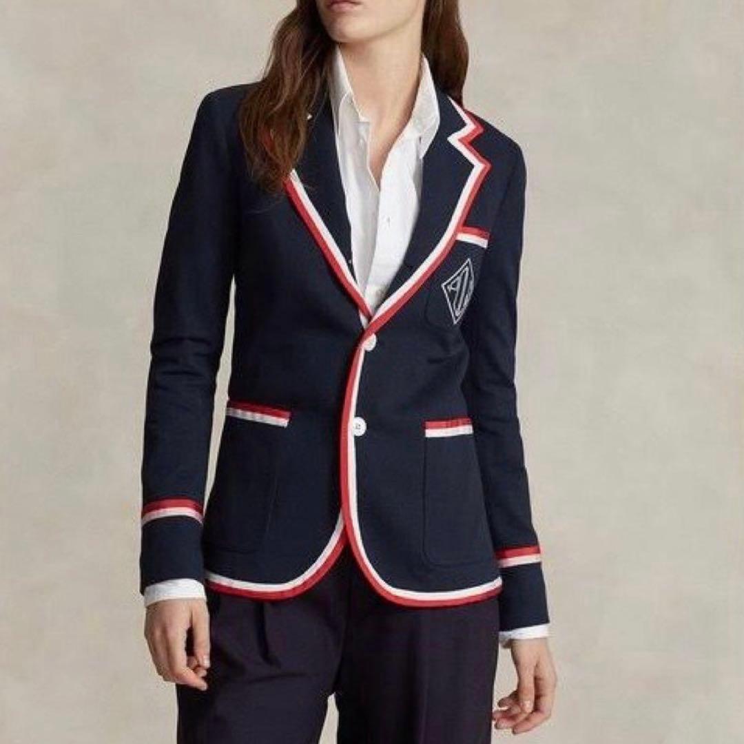 ✨24年モデル✨ラルフローレン　グログラントリム テリー テーラードジャケット