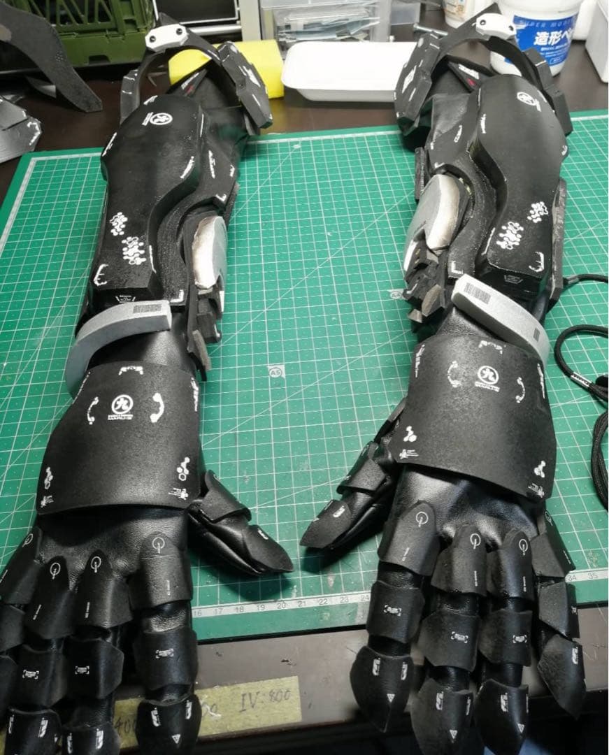 腕アーマー&着脱可能式猫耳アーマーセット