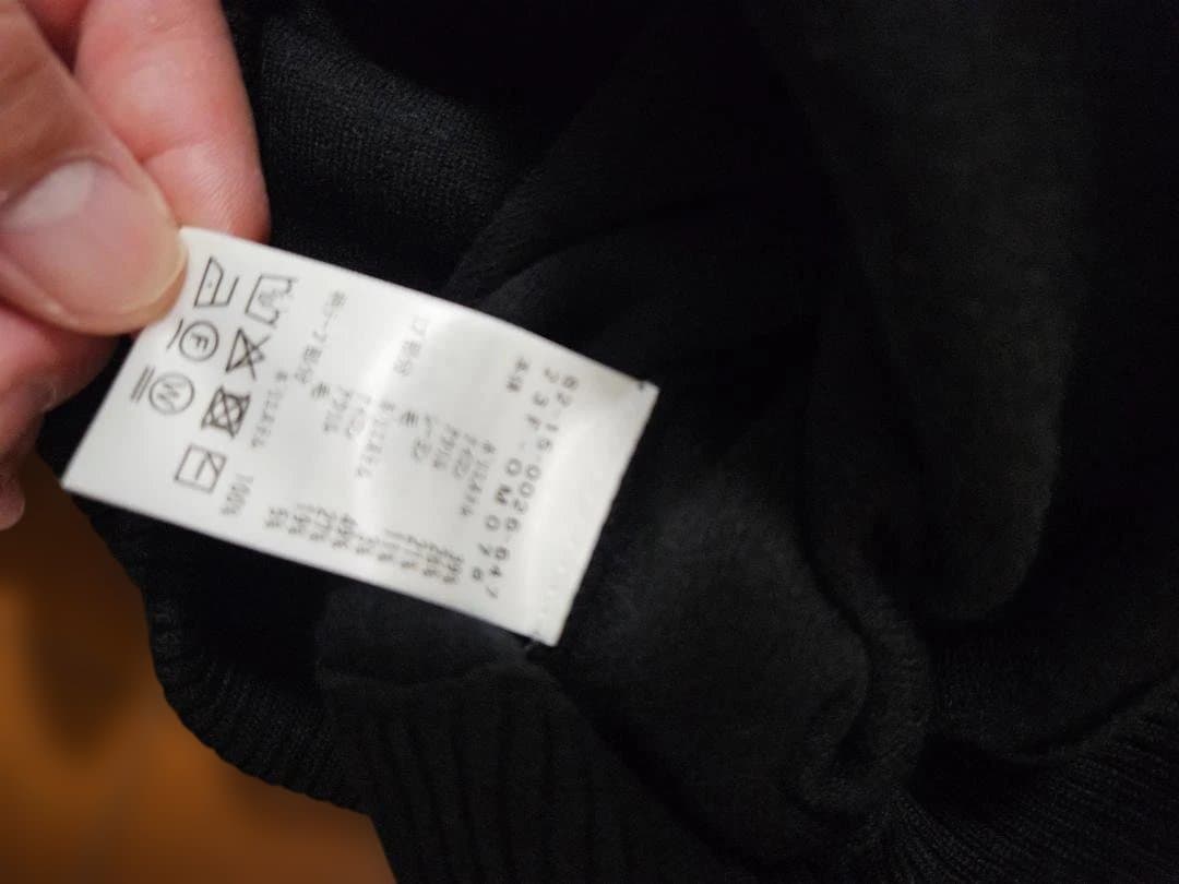 BEAMS GOLF ブラック ハーフジップ セーター sizeXL