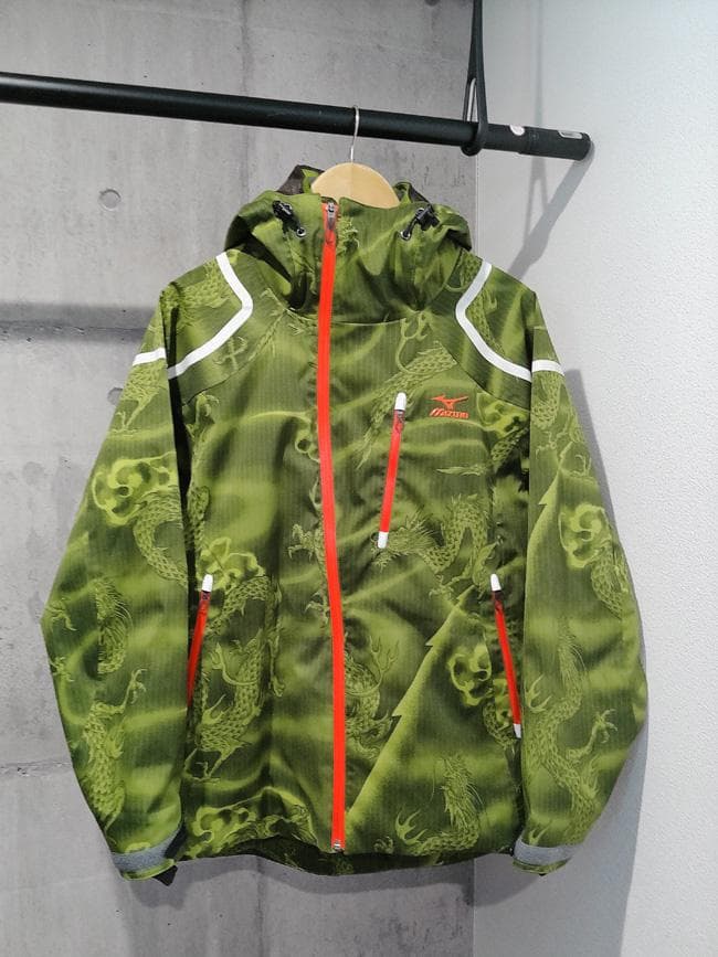 美品 ミズノ 井山敬介モデル 龍 和柄 スキージャケット M メンズ 希少モデル