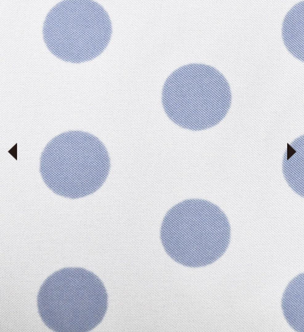 sun barrier100 3段折折りたたみ日傘 水玉模様 ホワイト