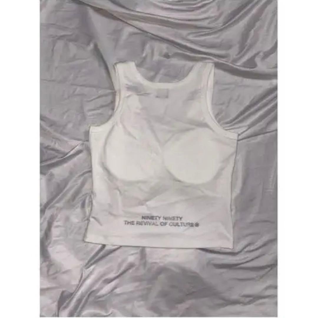 9090 girl S ホワイト タンクトップ