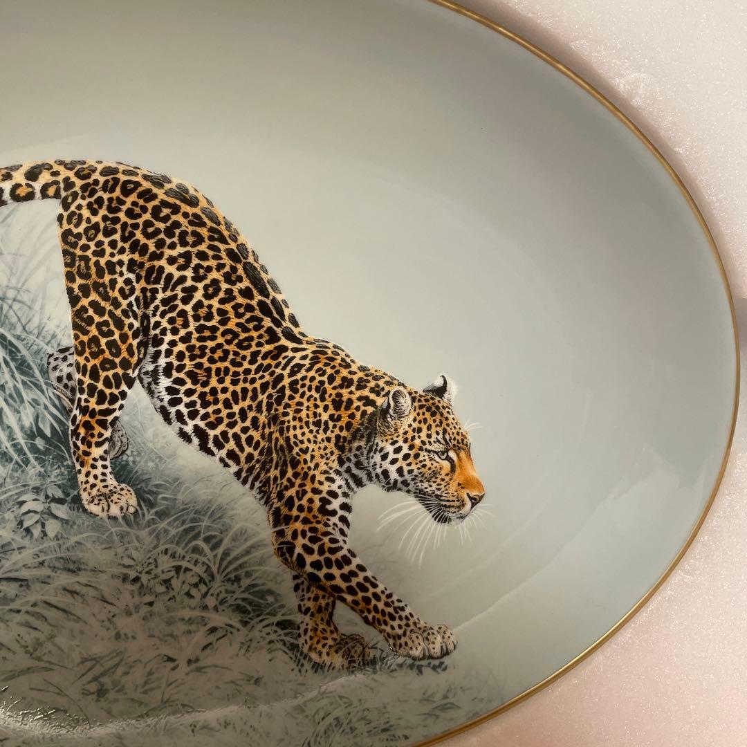 エルメス　赤道直下のスケッチ　オーバルプレート　ディナープレート　ジャガー