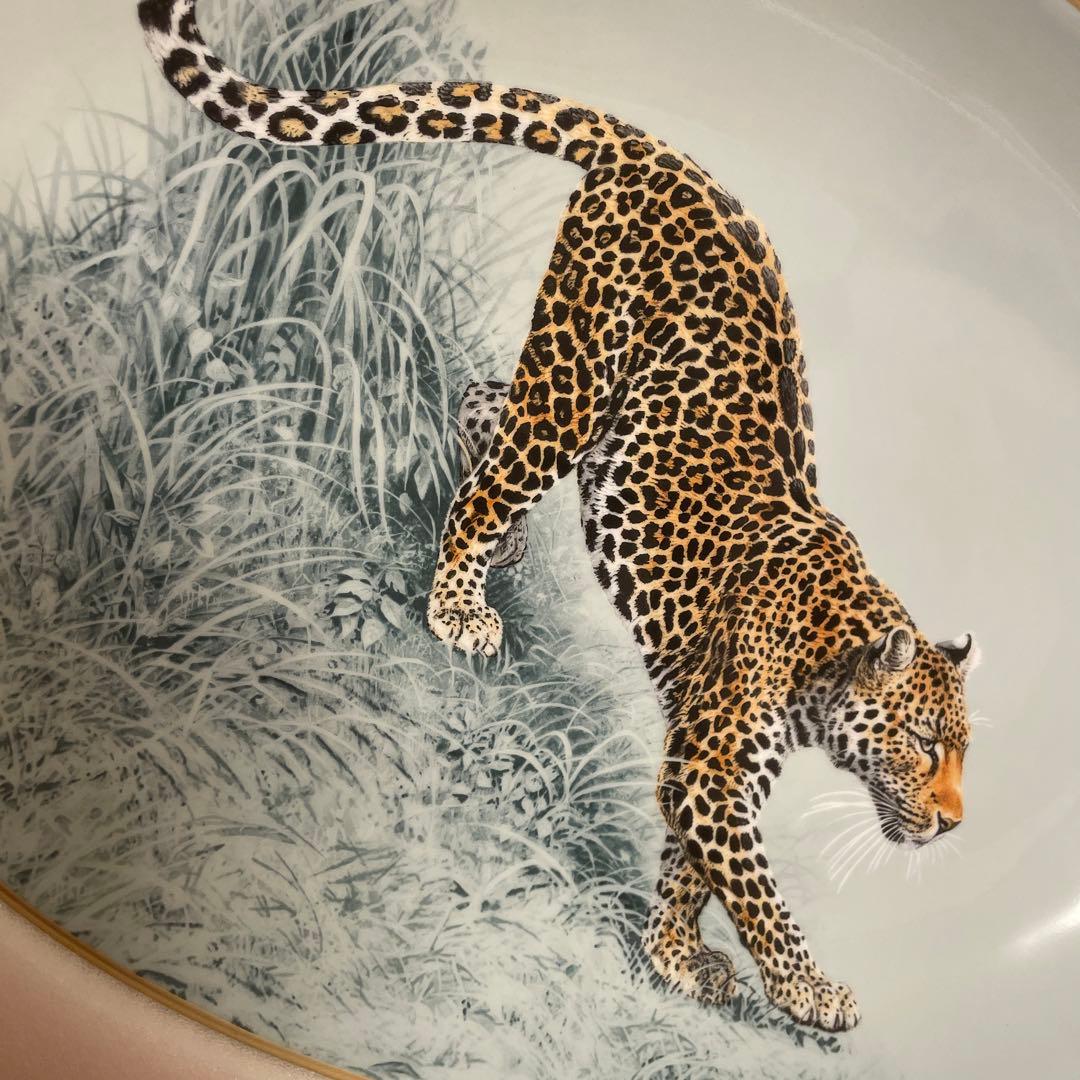 エルメス　赤道直下のスケッチ　オーバルプレート　ディナープレート　ジャガー