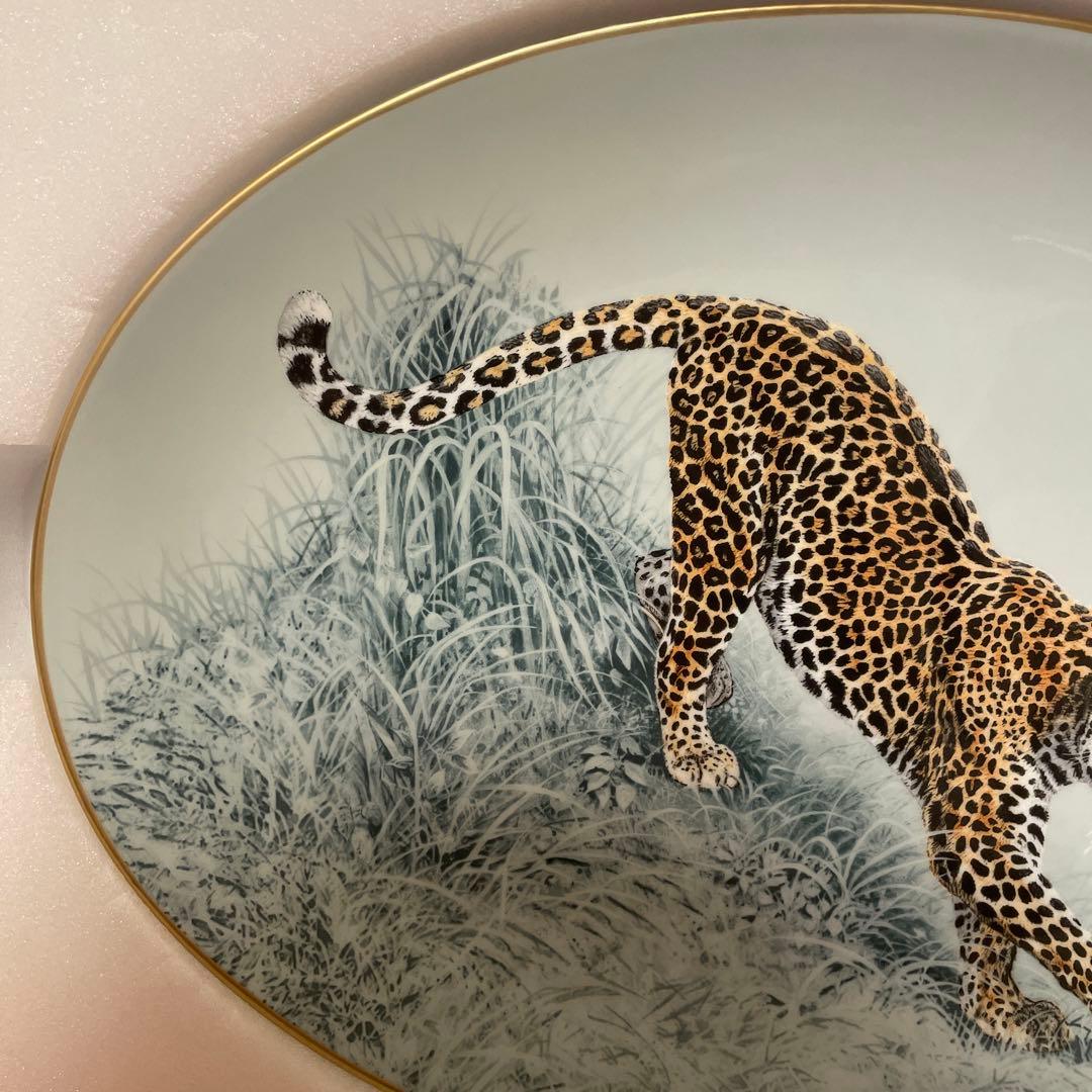 エルメス　赤道直下のスケッチ　オーバルプレート　ディナープレート　ジャガー