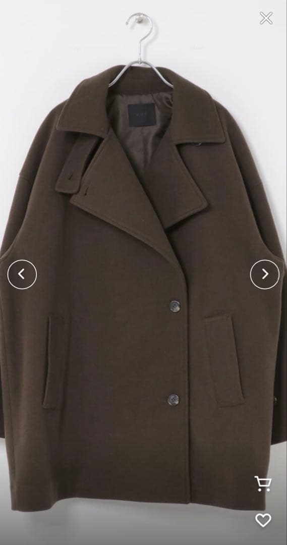 nika　KBF BIGカラーミドルコート