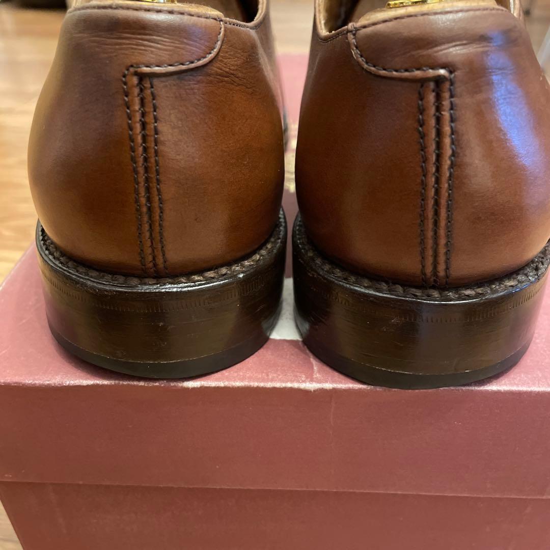 Uチップ　ブラウン ドレスシューズ