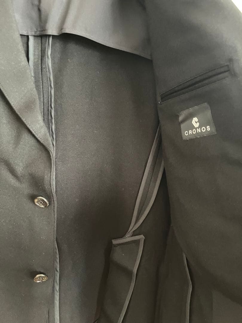 CRONOS ブラック メンズジャケット　M 新品未使用（シワあり）