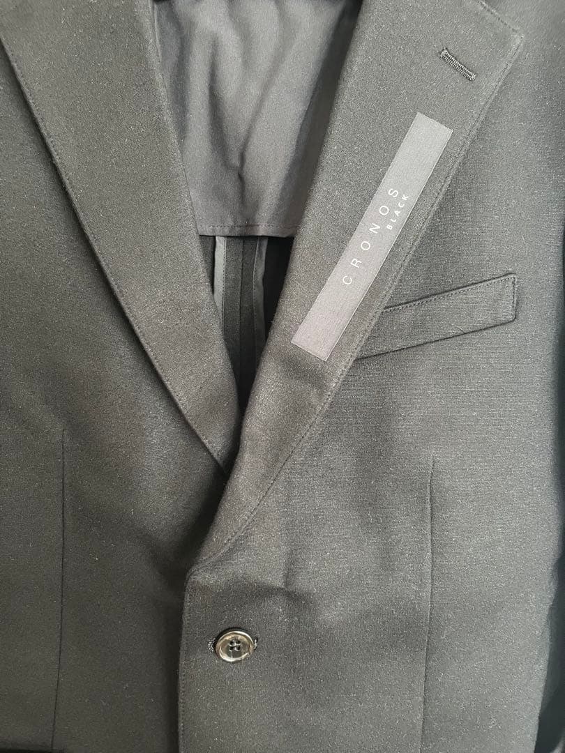 CRONOS ブラック メンズジャケット　M 新品未使用（シワあり）