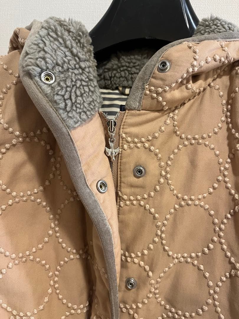 ミナペルホルン　タンバリン　フード付きダウンベスト　36