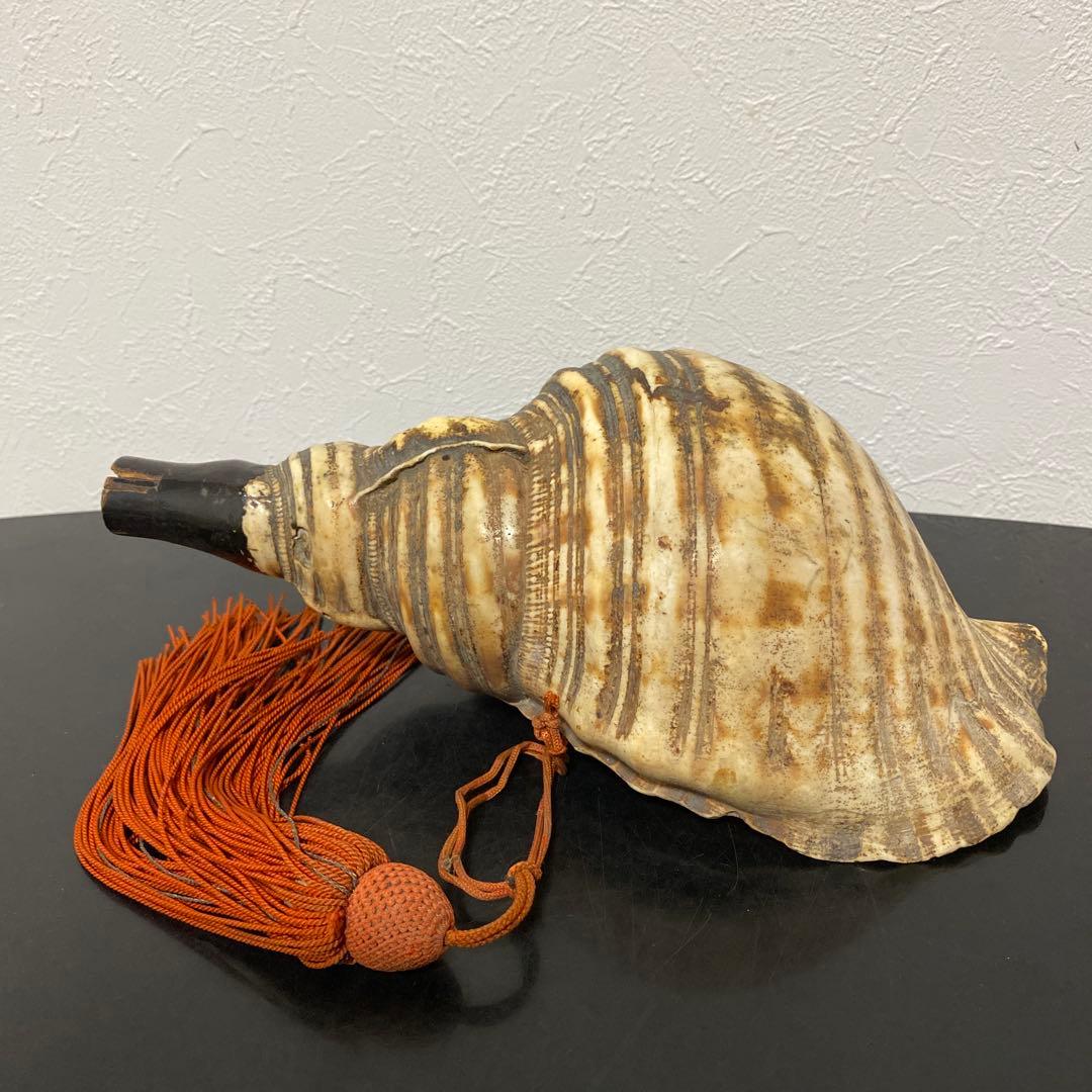 時代物 法螺貝 密教法具 武具 甲冑