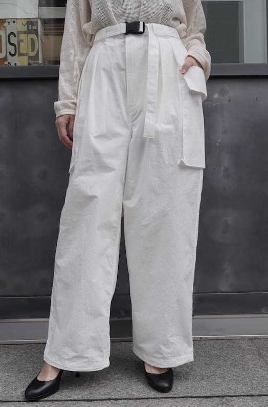 PHEENY/フィーニー　 ナイロンタフタミリタリーパンツ