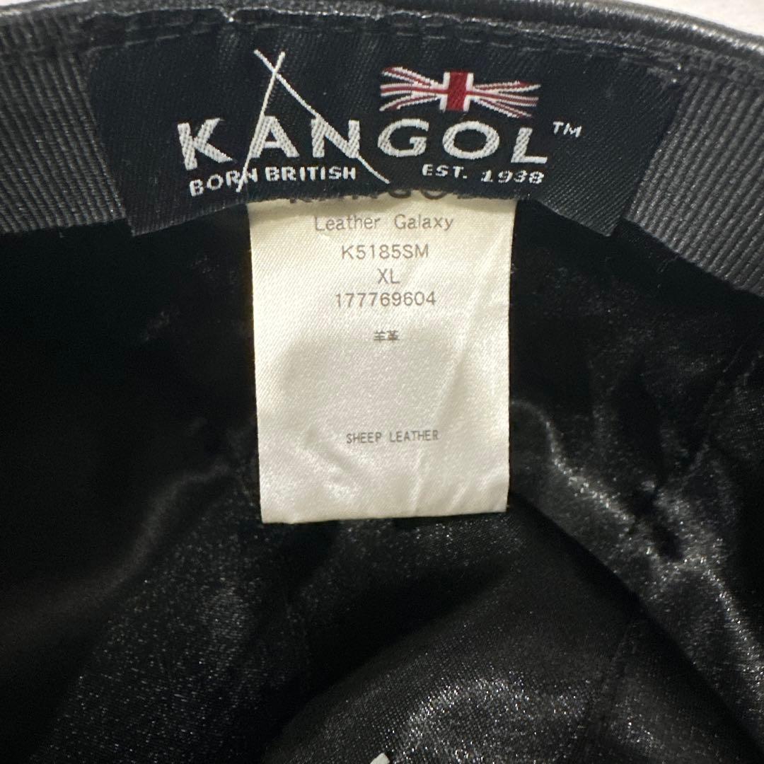 カンゴール　KANGOL レザーハンチング　キャスケット