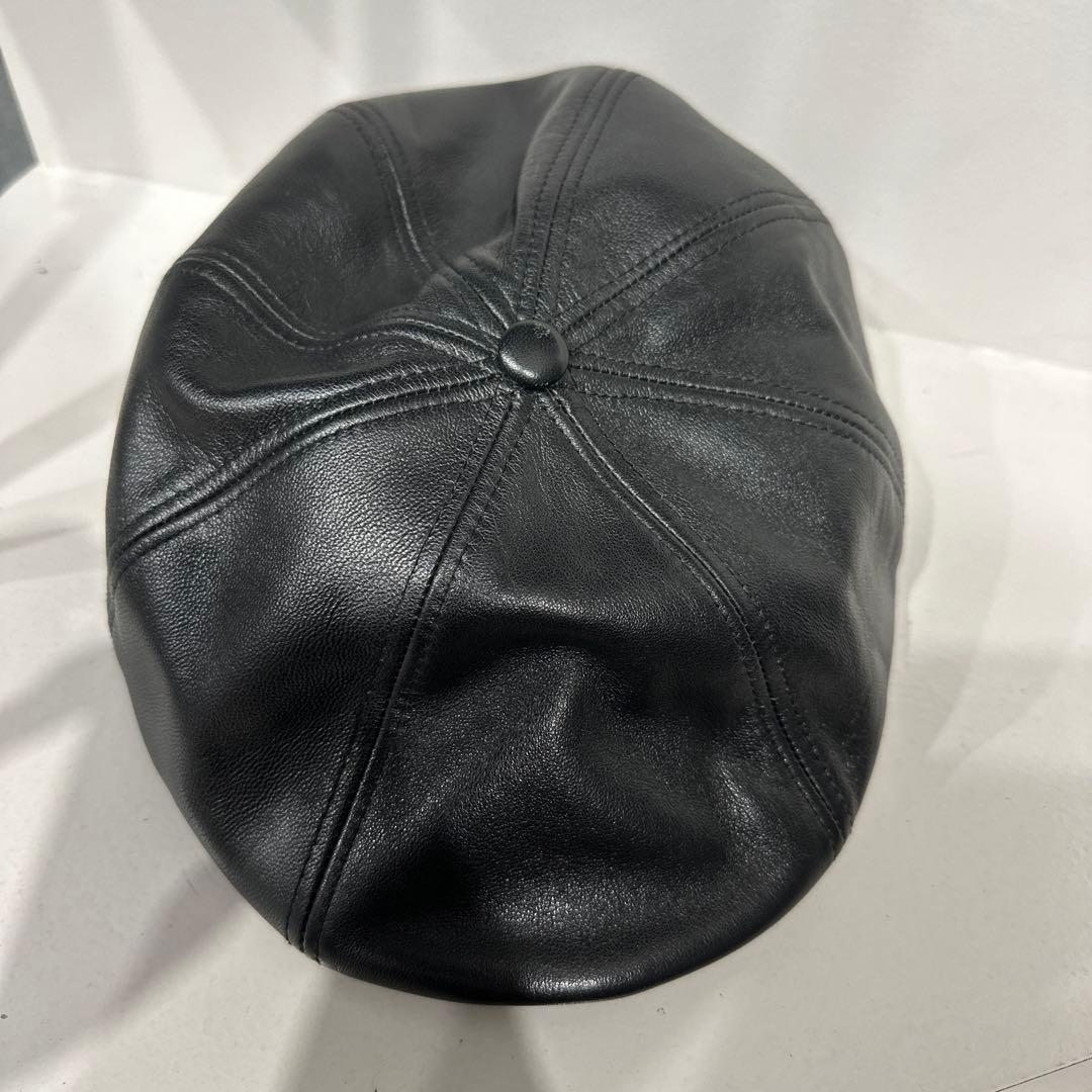 カンゴール　KANGOL レザーハンチング　キャスケット