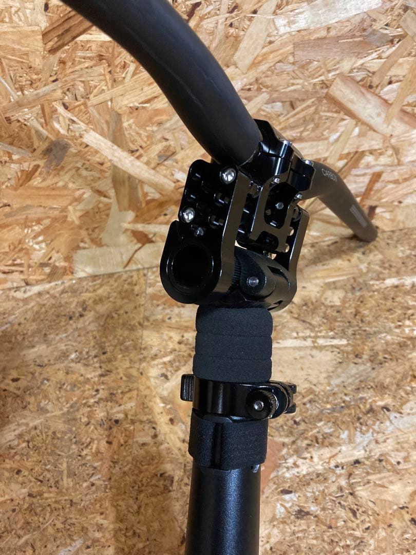 ダホン用　ハンドルポスト(伸縮式) カーボンハンドル　ステム