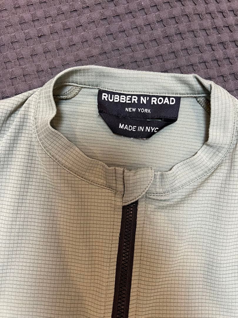 RUBBER N' ROAD サイクルジャージ オリーブグリーン Sサイズ