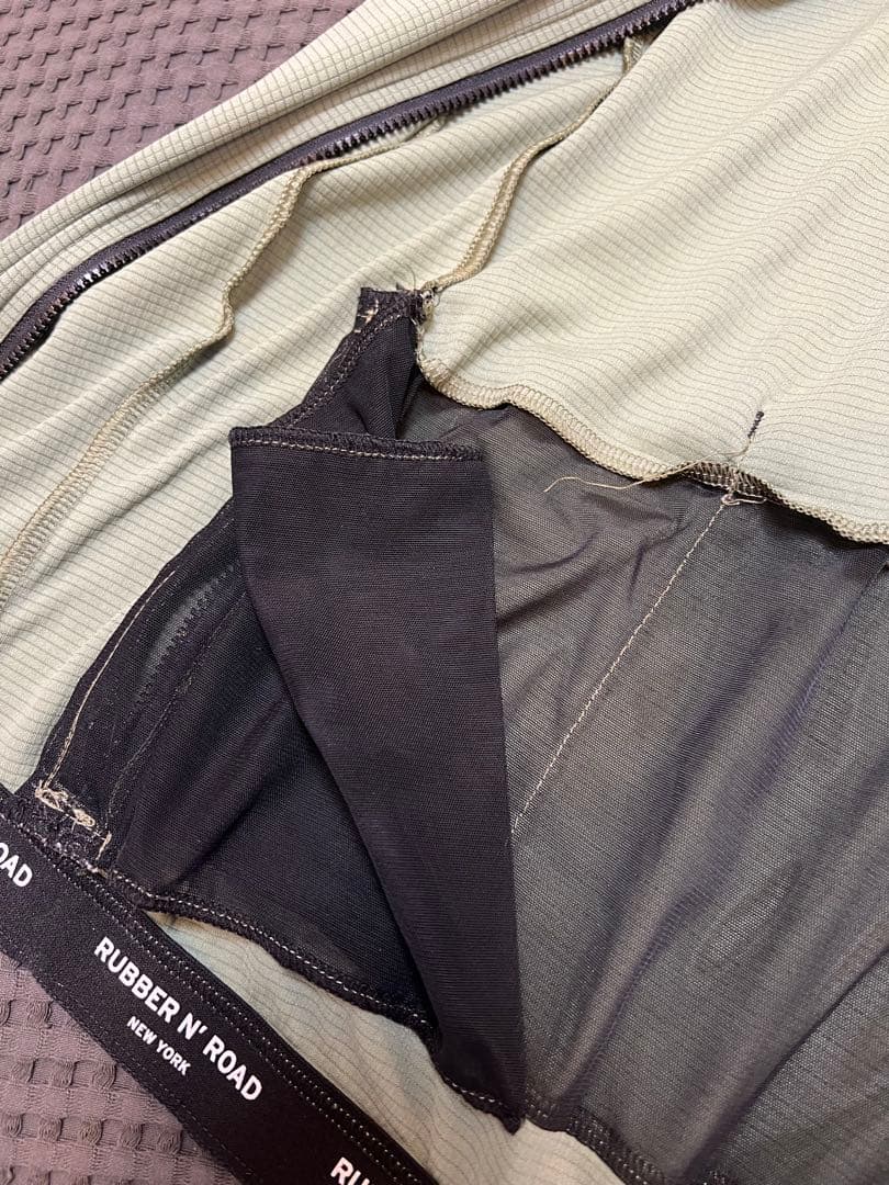 RUBBER N' ROAD サイクルジャージ オリーブグリーン Sサイズ