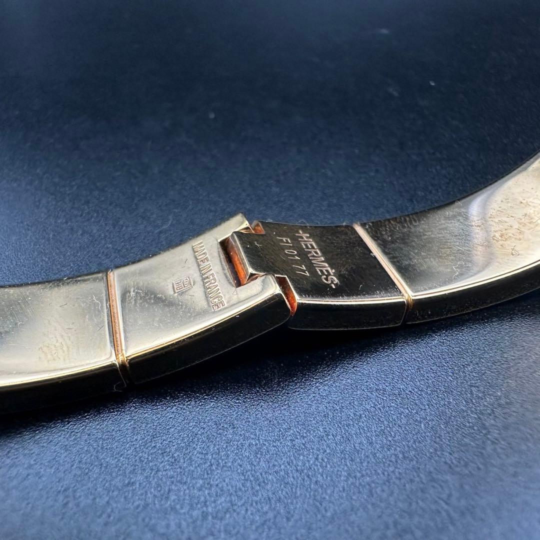 未使用級✨　エルメス　HERMES　バングル　シャニエール　1596