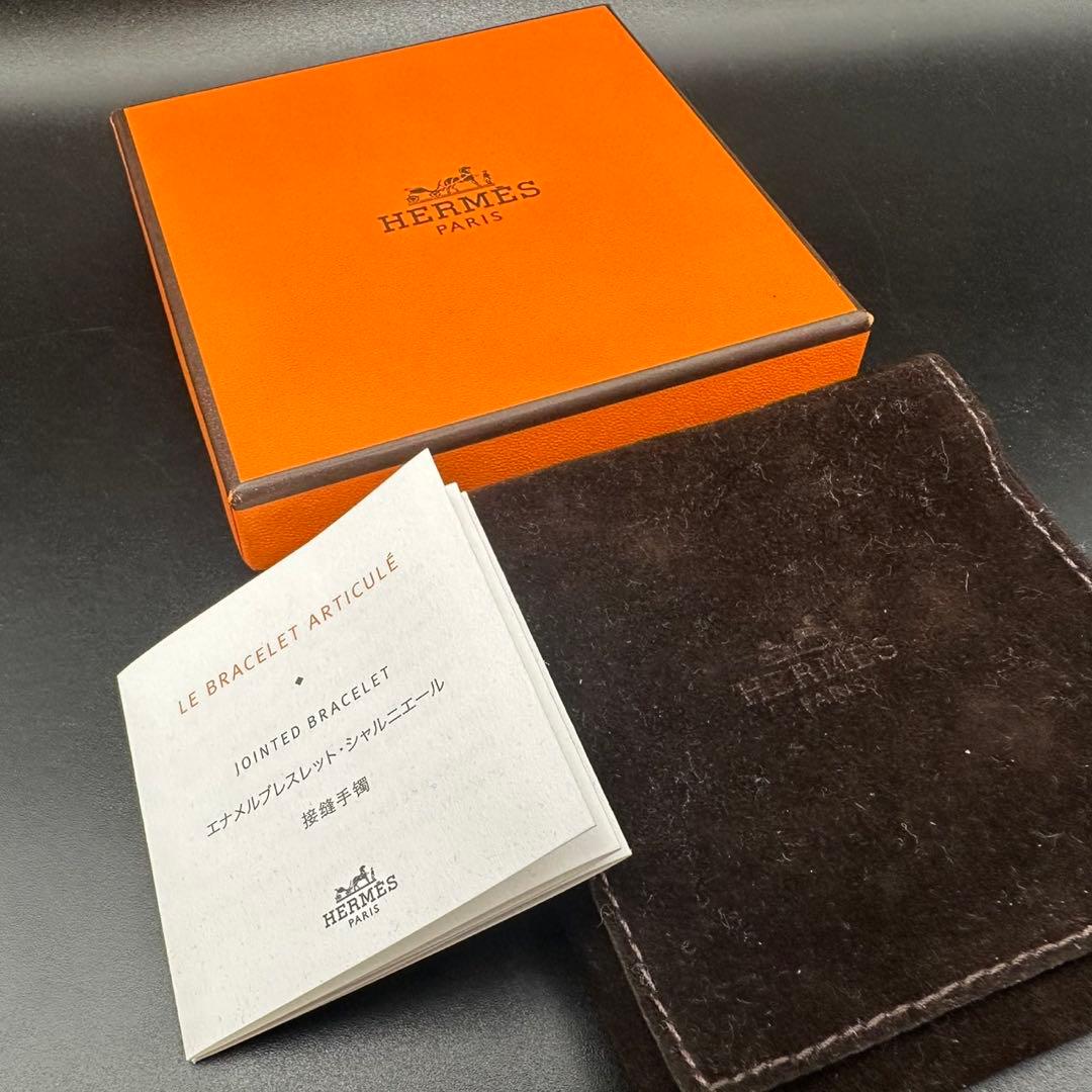 未使用級✨　エルメス　HERMES　バングル　シャニエール　1596