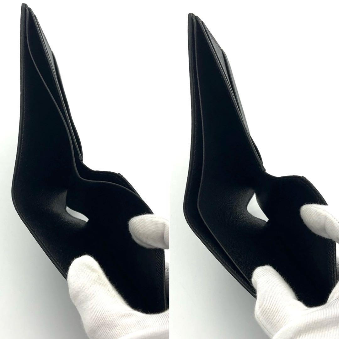 【超極美品】ルイヴィトン 二つ折り財布 ダミエグラフィット ミュルティプル