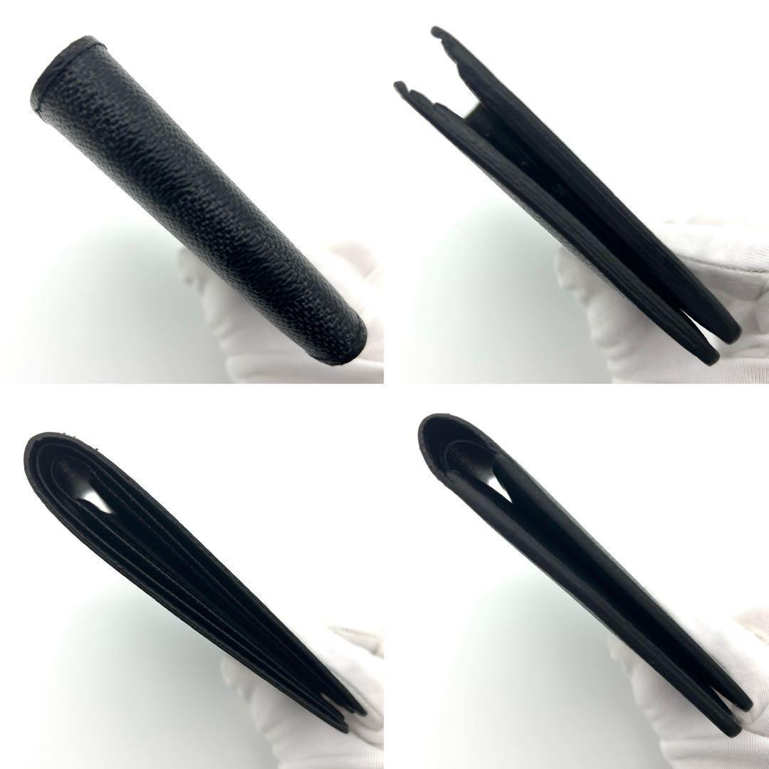 【超極美品】ルイヴィトン 二つ折り財布 ダミエグラフィット ミュルティプル