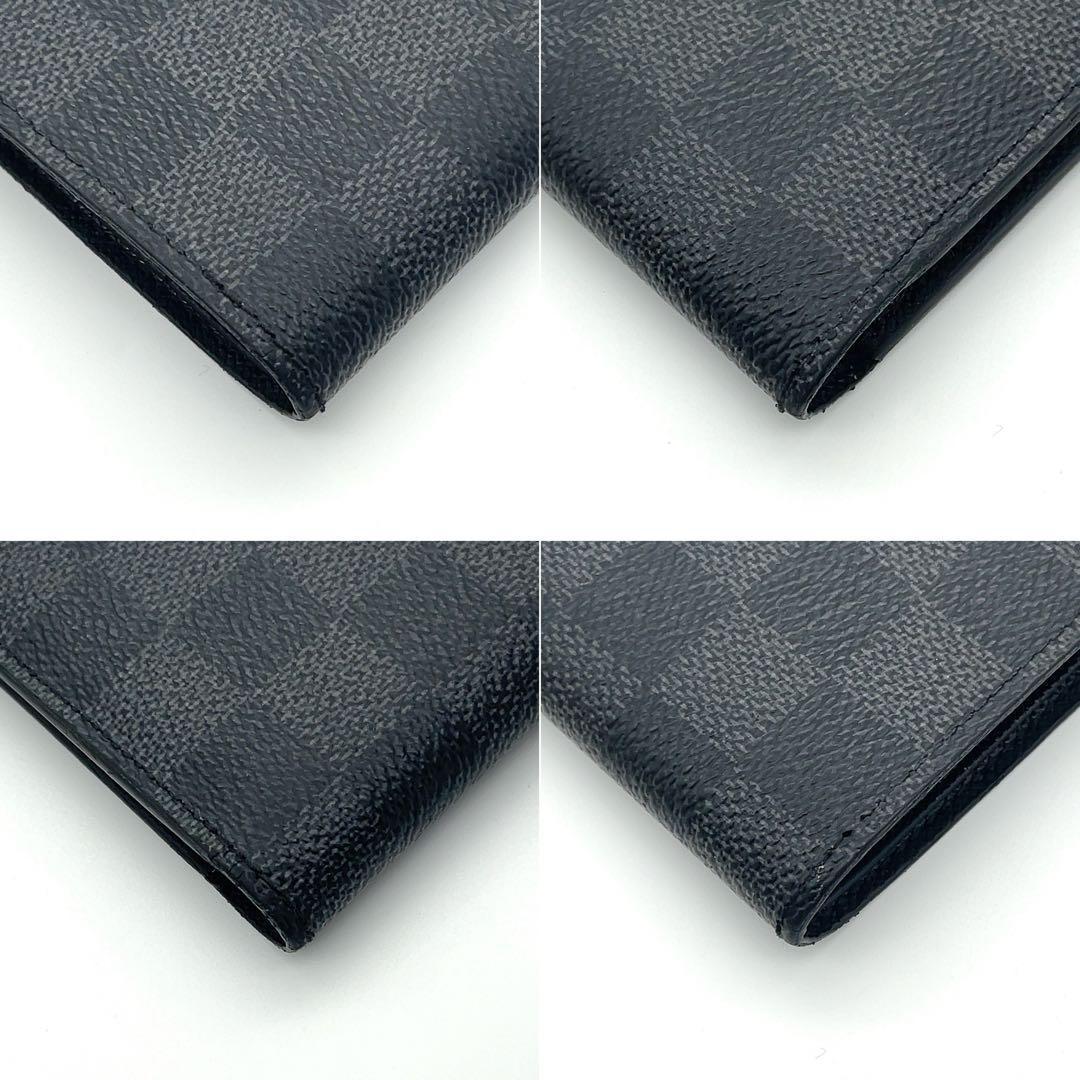 【超極美品】ルイヴィトン 二つ折り財布 ダミエグラフィット ミュルティプル