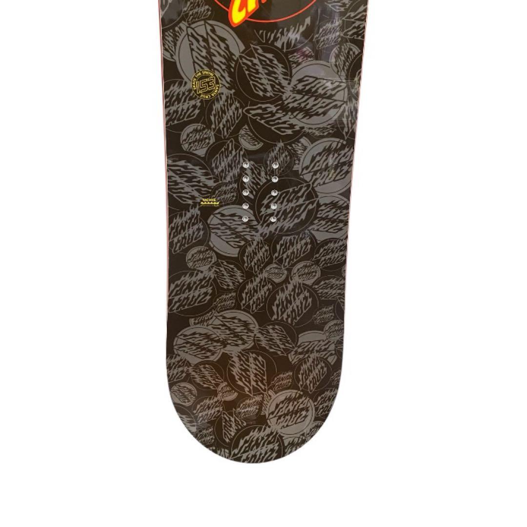 【美品】SANTA CRUZ スノーボード 153cm フレームロゴ