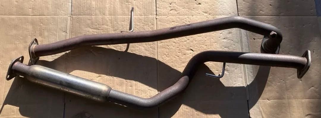 コペン l880k 中間パイプ　ジェイワークスマフラー