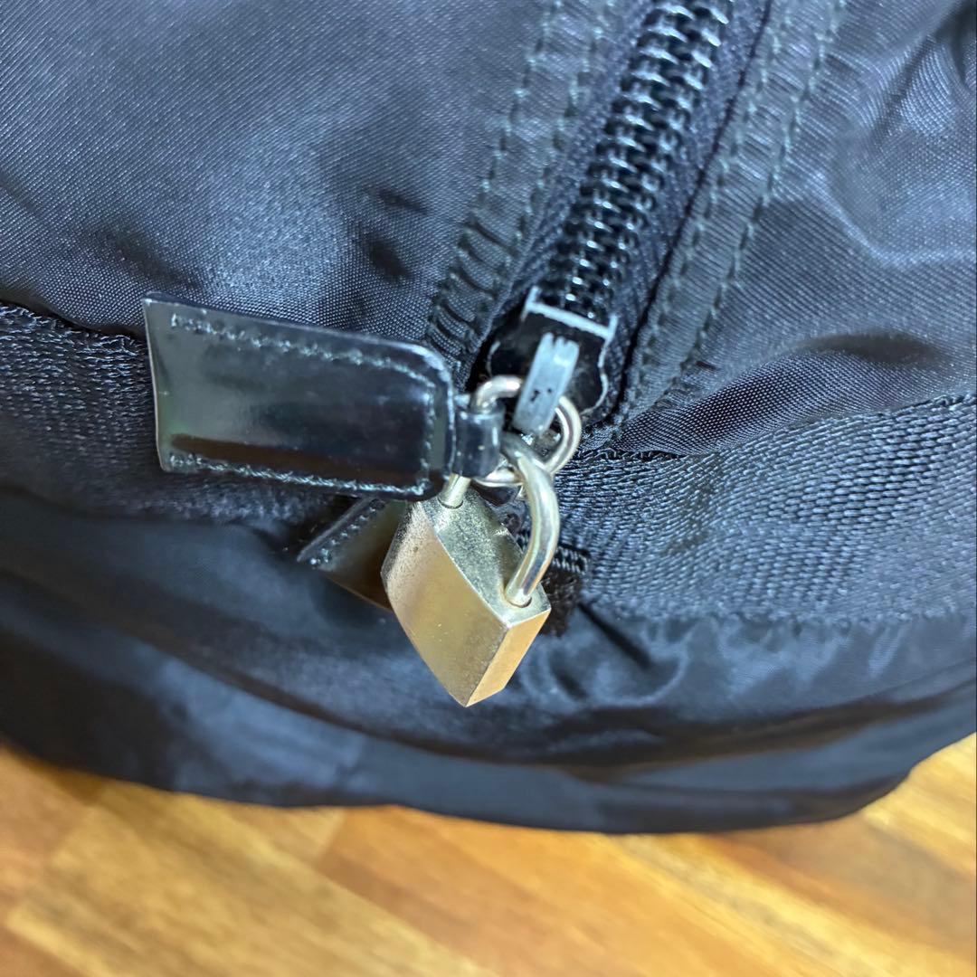 ジ*K様 プラダ ボストンバッグ トラベル 大容量 ナイロン ブラック