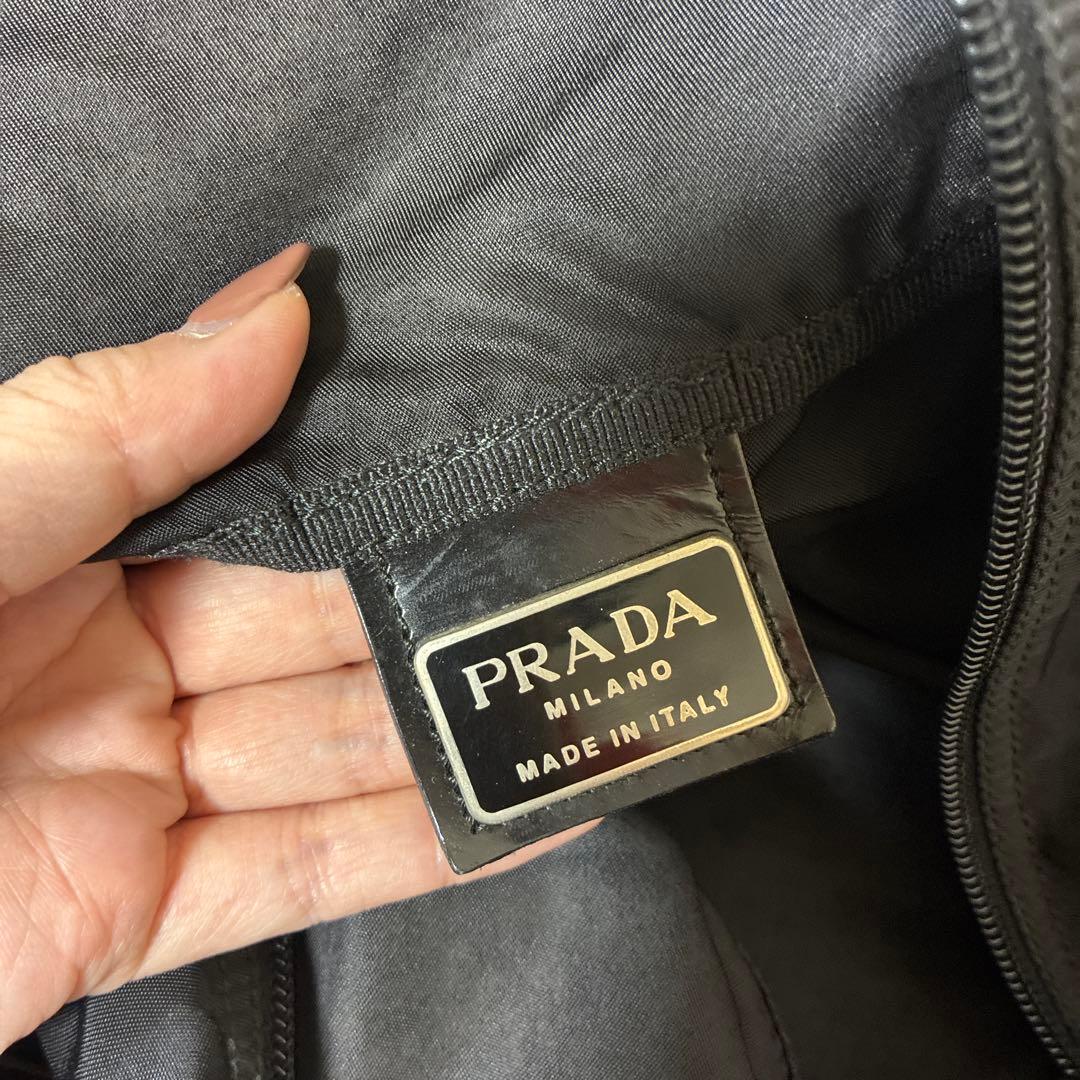 ジ*K様 プラダ ボストンバッグ トラベル 大容量 ナイロン ブラック