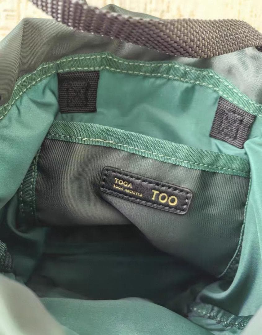 バッグ TOGA TOO PRINT DRAWSTRING BAG