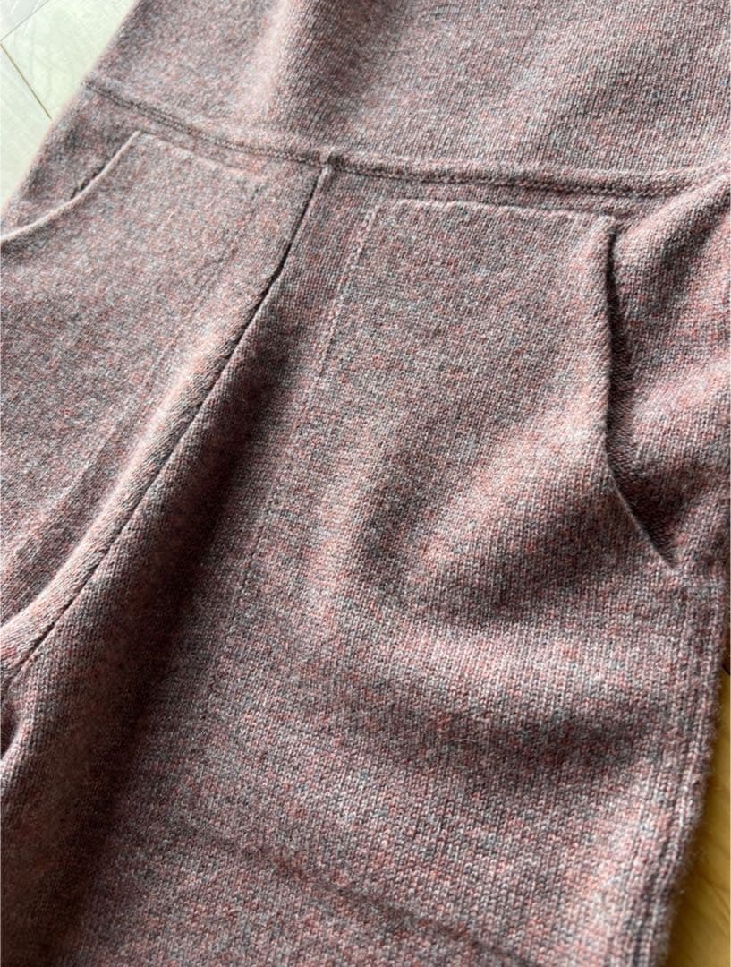 HERMESエルメスパンツ　ニット ハイウエスト