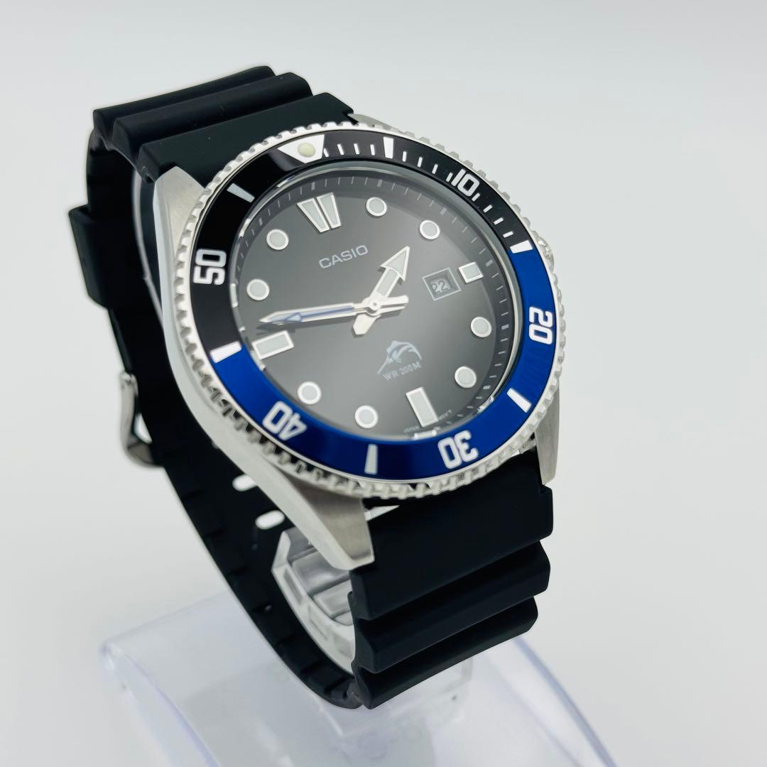 専用】CASIO ダイバーズ 腕時計 WR200M 回転ベゼル ブルー マリン