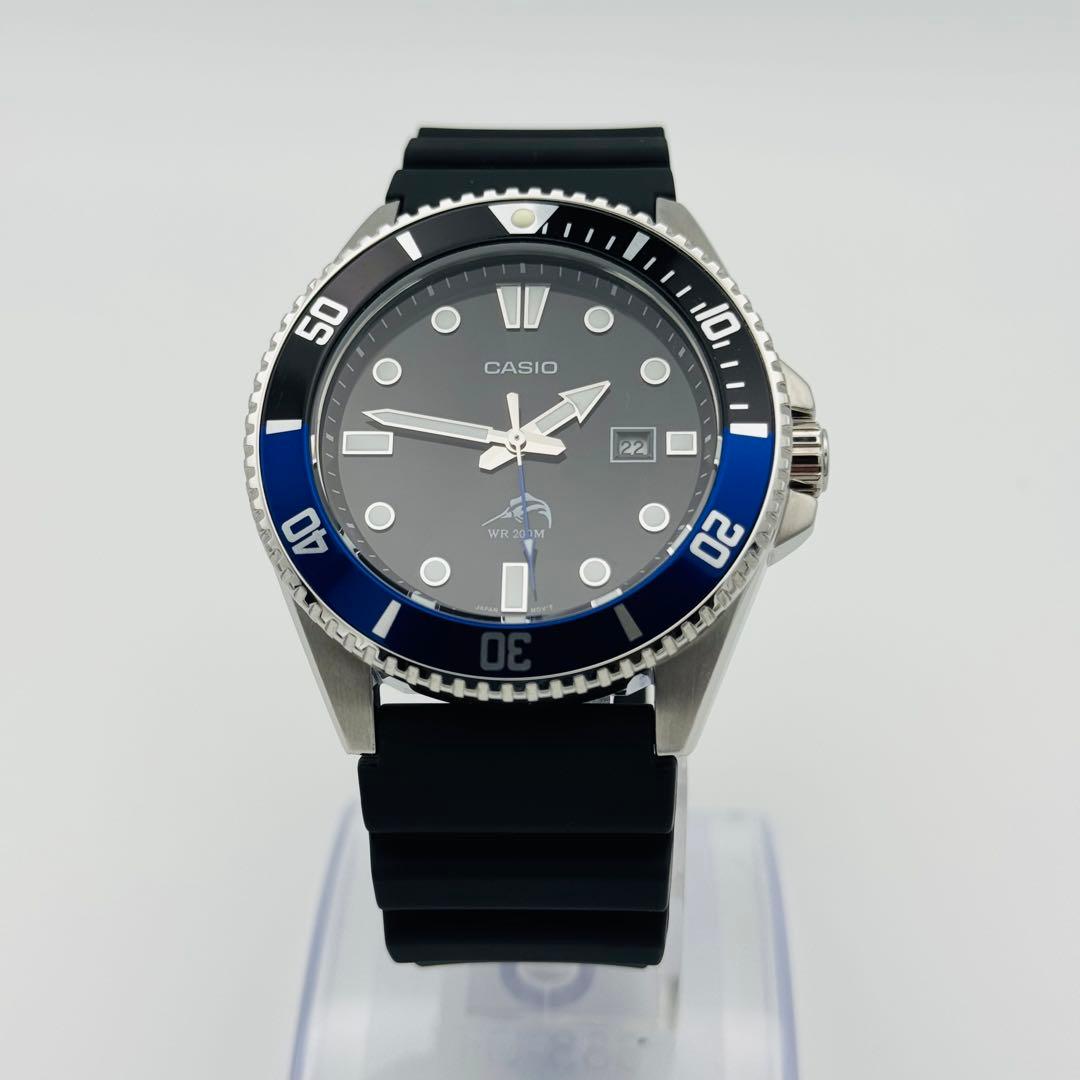 専用】CASIO ダイバーズ 腕時計 WR200M 回転ベゼル ブルー マリン