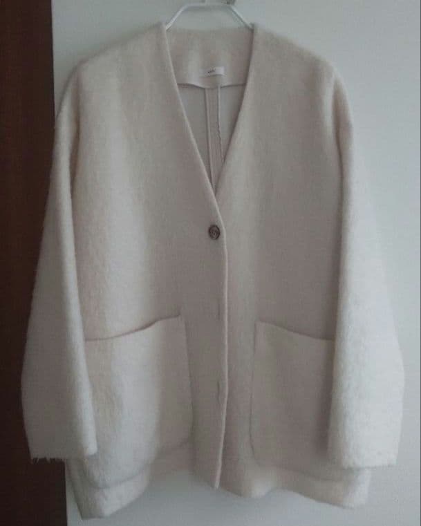 【dou】yori　ウールモヘアシャギージャケット ベビーピンク