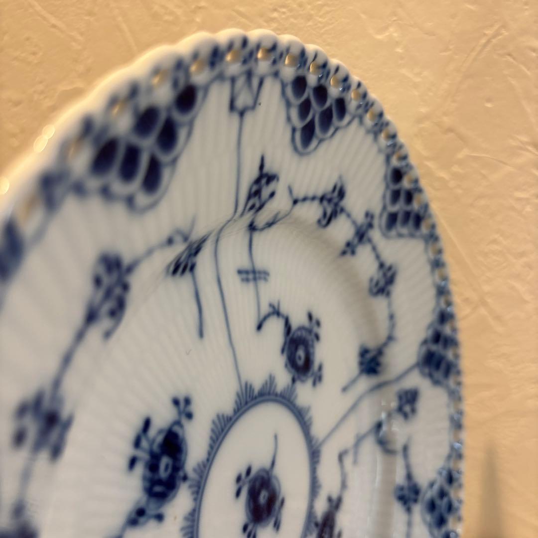  ブルーフルーテッド フルレース 19cm 1枚