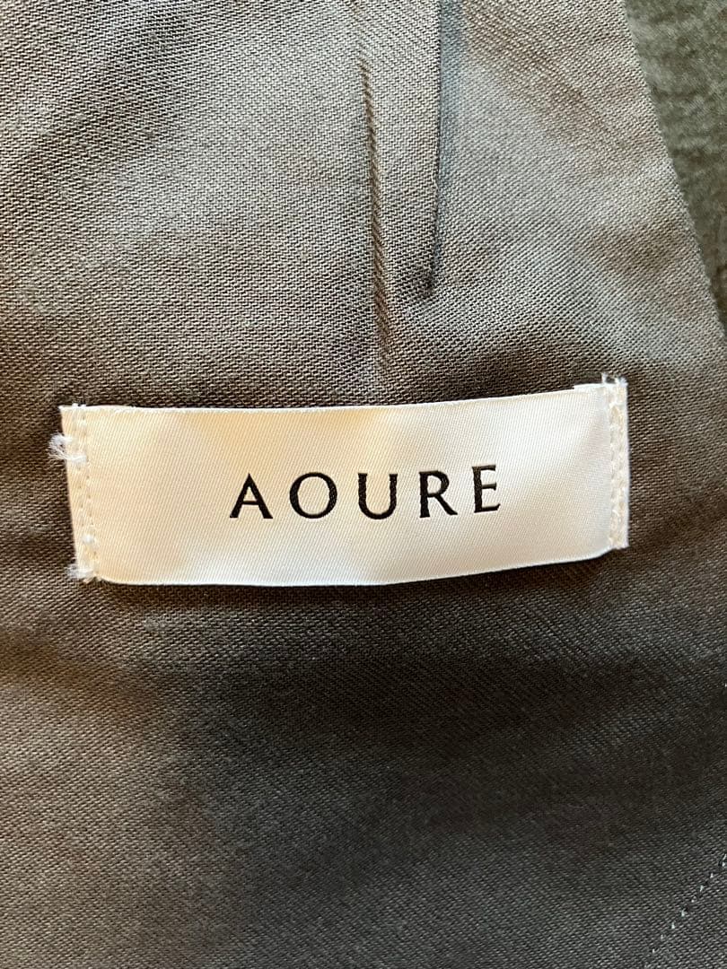 AOURE ダークグリーン スーツ Sサイズ