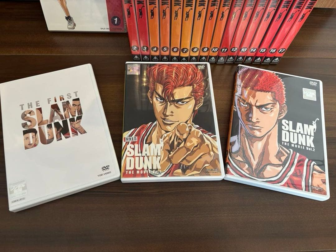スラムダンク　SLAM DUNK DVD 全17巻セット　劇場版3作品セット