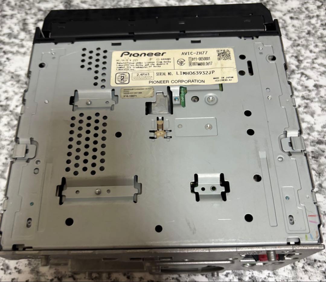 ★カロッツェリア★AVIC-ZH77★サイバーナビ★地図2021★動作確認済み★