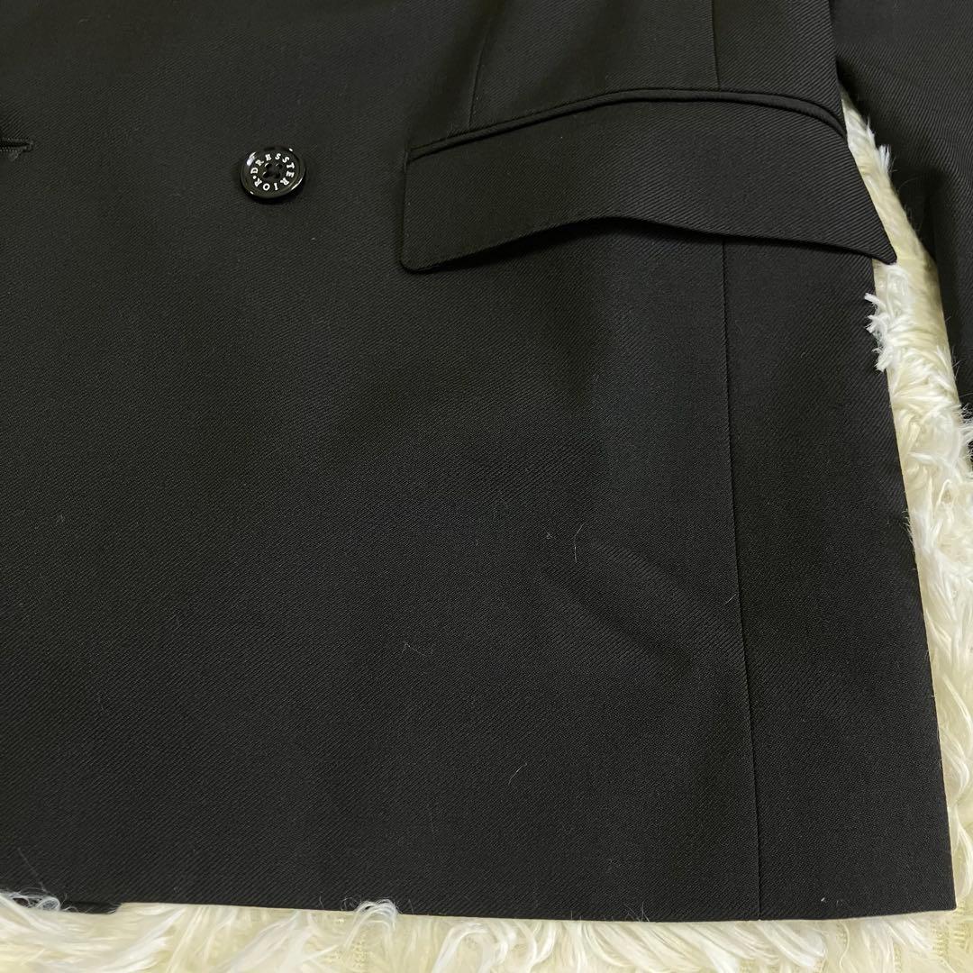 fukucyan様✨DRESSTERIOR ウール混 ダブル ブラックサージ